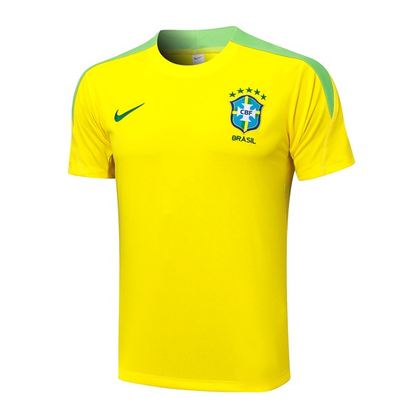 Camiseta Entrenamiento Brasil 2024/2025 Amarillo Verde